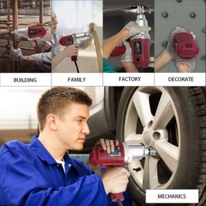 working with Electric Impact Wrench